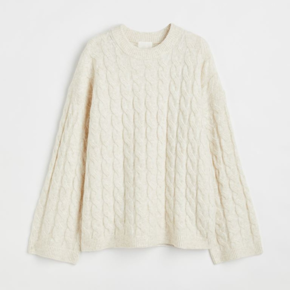 H&M Oversized Cable Knit Sweater